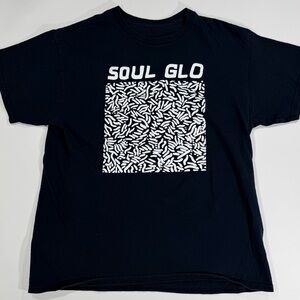 Soul Glo Hardcore Black / White Large T-Shirt
